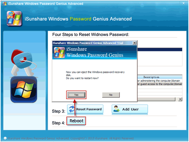 user-guide eject windows password recovery disk 2