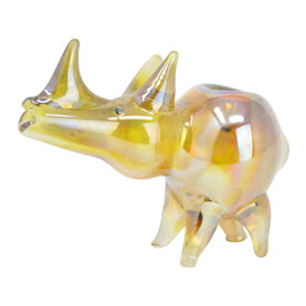 Golden Rhino Glass Pipe