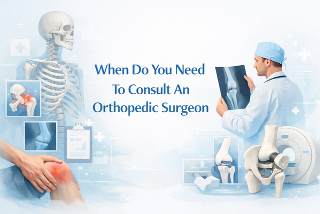 When Do You Need To Consult An Orthopedic Surgeon