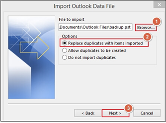 Replace duplicates with items imported