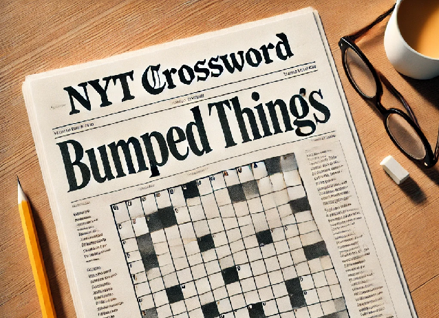 bumped things nyt crossword