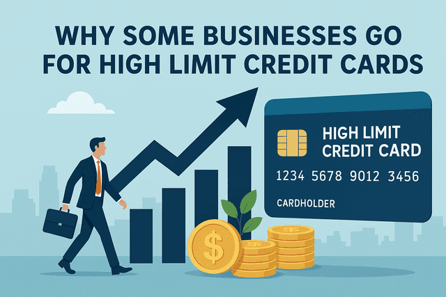 Some Businesses Go for High Limit Credit Cards