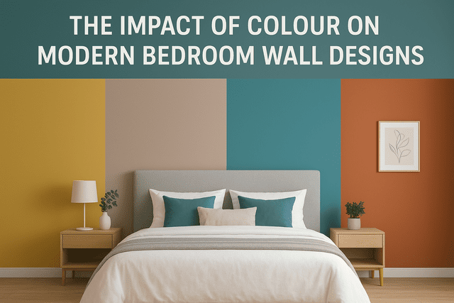 The Impact of Colour on Modern Bedroom Wall Designs