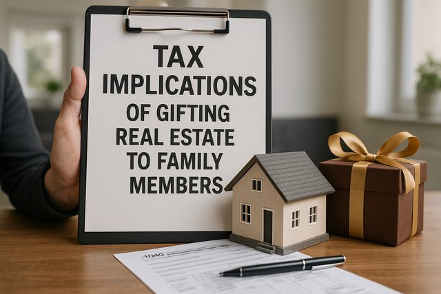 Tax Implications of Gifting Real Estate to Family Members