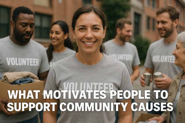 What Motivates People to Support Community Causes