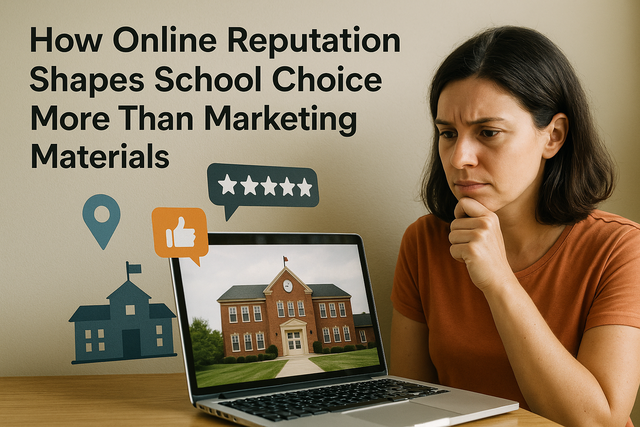 Online Reputation Shapes School Choice