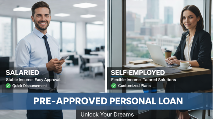 Pre-Approved Personal Loan for Salaried & Self-Employed