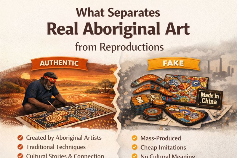 What Separates Real Aboriginal Art From Reproductions