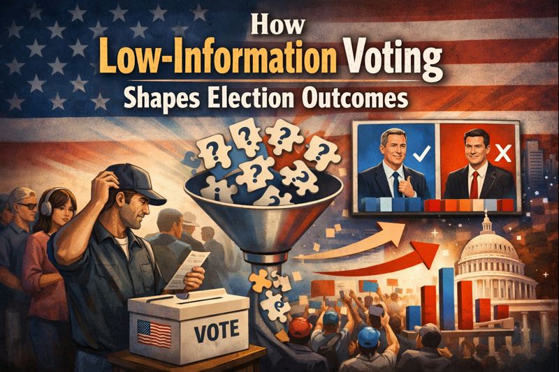 How Low-Information Voting Shapes Election Outcomes