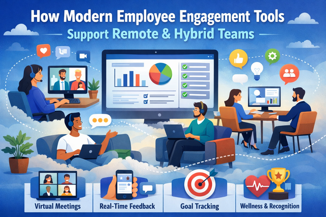 How Modern Employee Engagement Tools Support Remote and Hybrid Teams