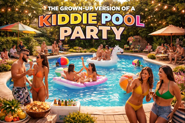 The Grown-up Version of a Kiddie Pool Party