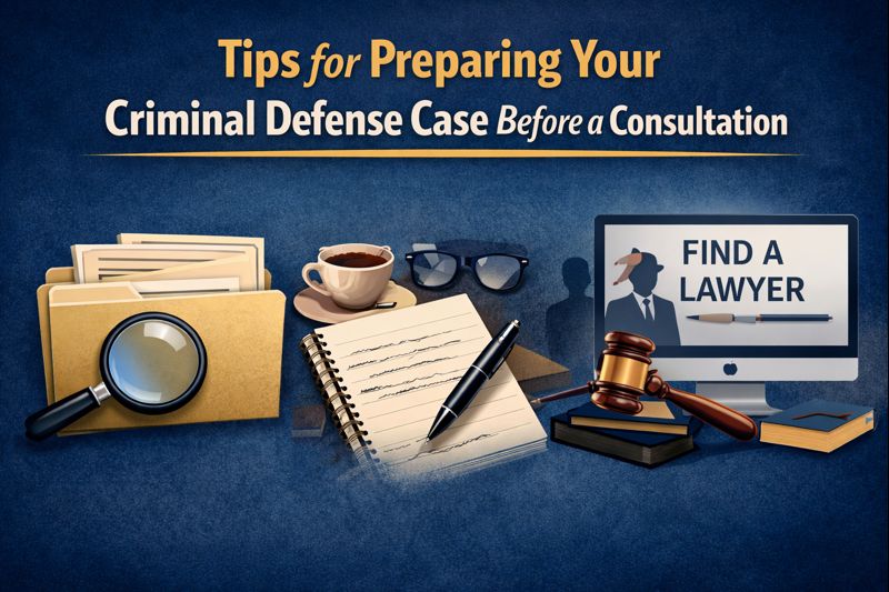 Tips for Preparing Your Criminal Defense Case Before a Consultation