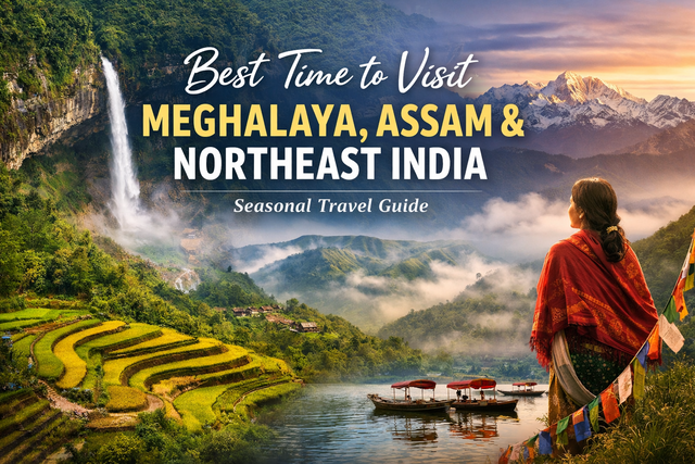Best Time to Visit Meghalaya, Assam & Northeast India