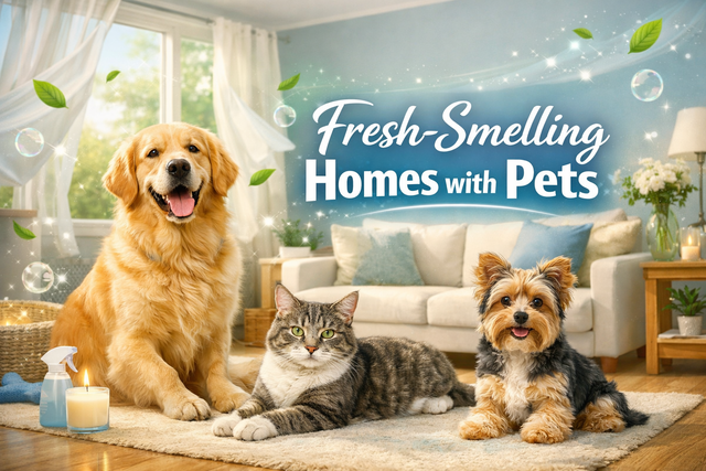 Fresh‑Smelling Homes with Pets