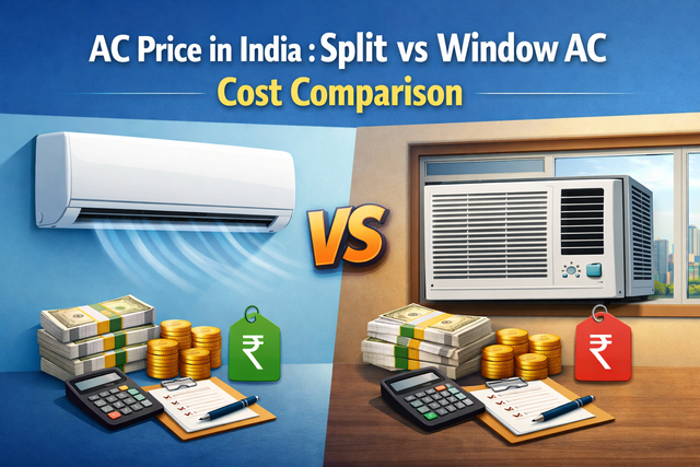 AC Price in India (2026) Split vs Window AC Cost Comparison