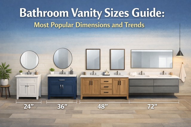 Bathroom Vanity Sizes Guide