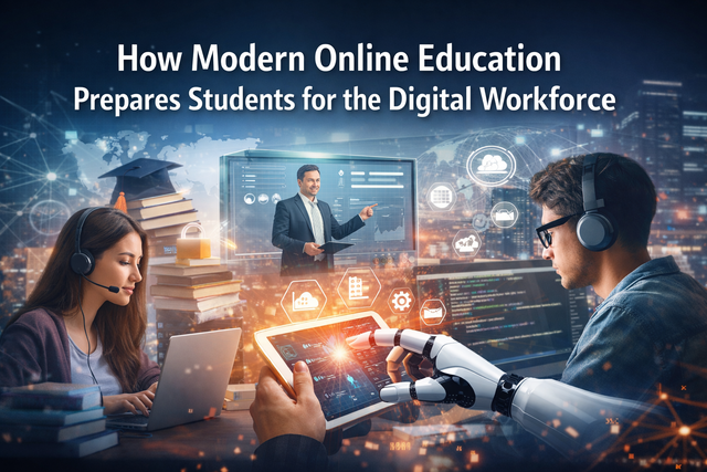 How Modern Online Education Prepares Students for the Digital Workforce
