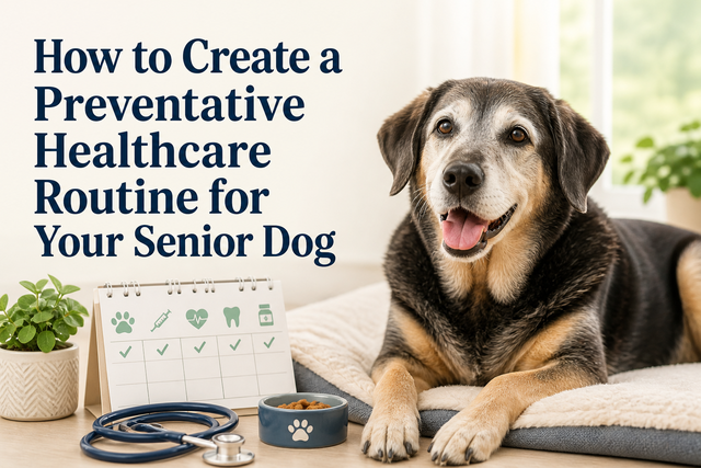 How to Create a Preventative Healthcare Routine for Your Senior Dog