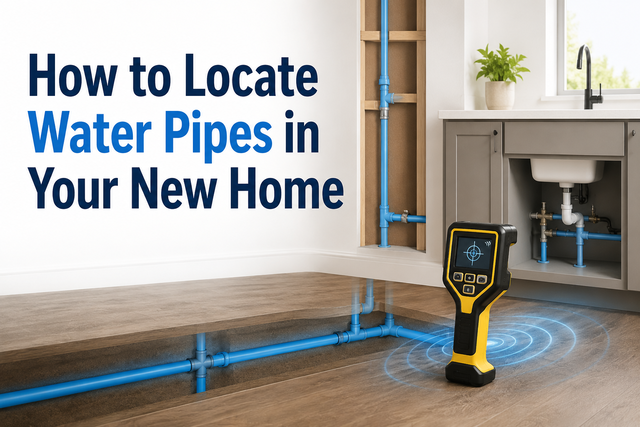 How to Locate Water Pipes in Your New Home