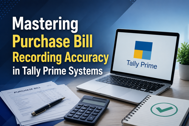 Mastering Purchase Bill Recording Accuracy in Tally Prime Systems