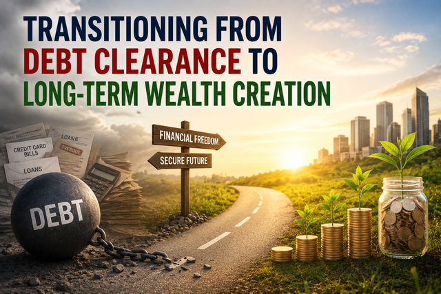 Transitioning from Debt Clearance to Long-Term Wealth Creation
