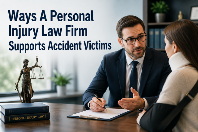 Ways A Personal Injury Law Firm Supports Accident Victims
