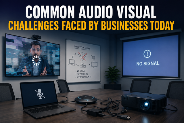 Common Audio Visual Challenges Faced by Businesses Today