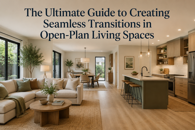 Creating Seamless Transitions in Open-Plan Living Spaces