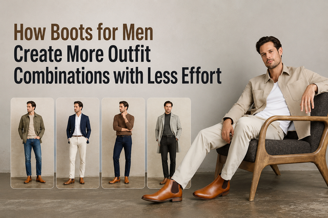 How Boots for Men Create More Outfit Combinations with Less Effort