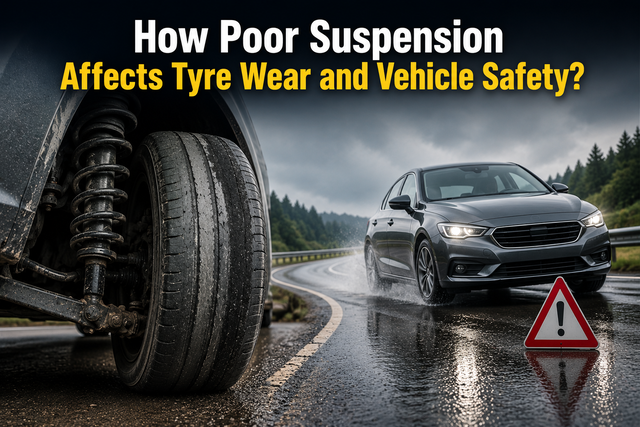 How Poor Suspension Affects Tyre Wear and Vehicle Safety