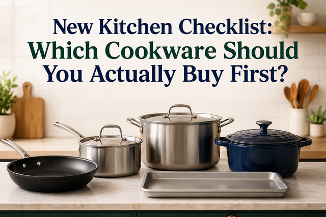 New Kitchen Checklist Which Cookware Should You Actually Buy First