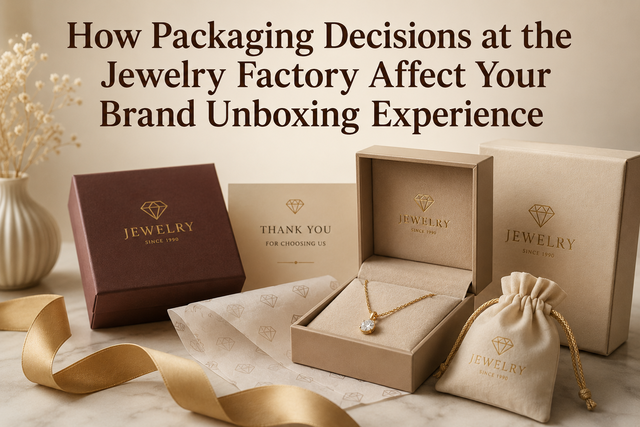 How Packaging Decisions at the Jewelry Factory Affect Your Brand Unboxing Experience