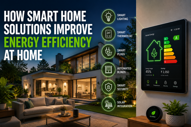 How Smart Home Solutions Improve Energy Efficiency at Home