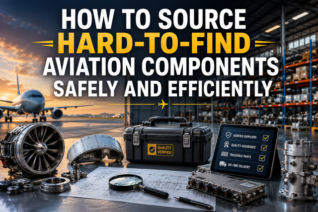 How to Source Hard-to-Find Aviation Components Safely and Efficiently