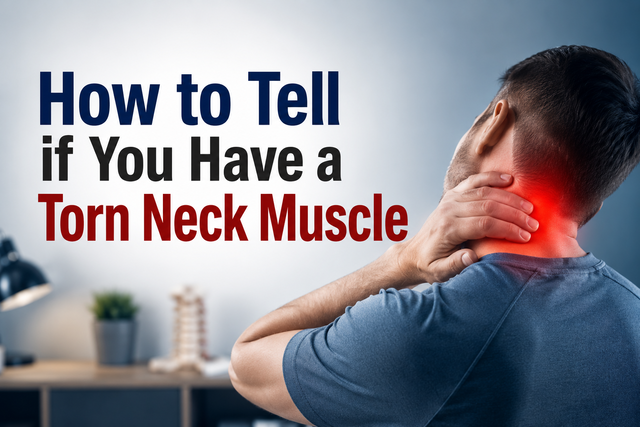 How to Tell if You Have a Torn Neck Muscle