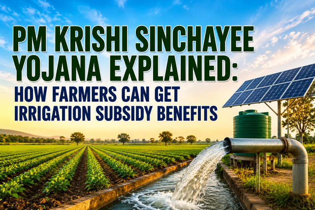 PM Krishi Sinchayee Yojana Explained How Farmers Can Get Irrigation Subsidy Benefits
