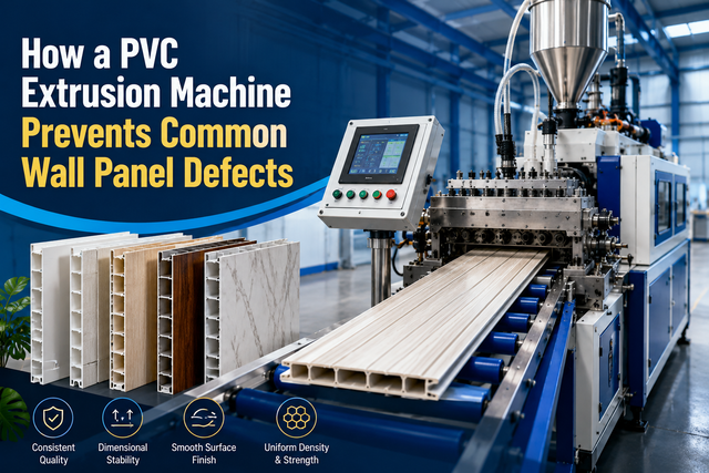 PVC Extrusion Machine Prevents Common Wall Panel Defects