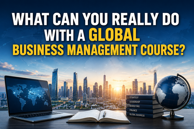 What Can You Really Do With a Global Business Management Course