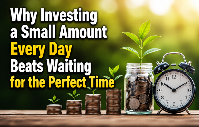 Why Investing a Small Amount Every Day Beats Waiting for the Perfect Time