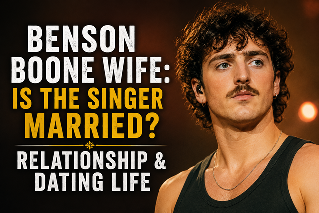 Benson Boone Wife
