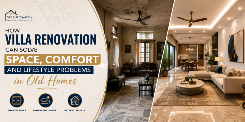 How Villa Renovation Can Solve Space, Comfort and Lifestyle Problems in Old Homes