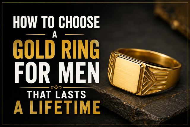 How to Choose a Gold Ring for Men that Lasts a Lifetime