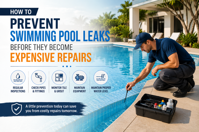 How to Prevent Swimming Pool Leaks Before They Become Expensive Repairs