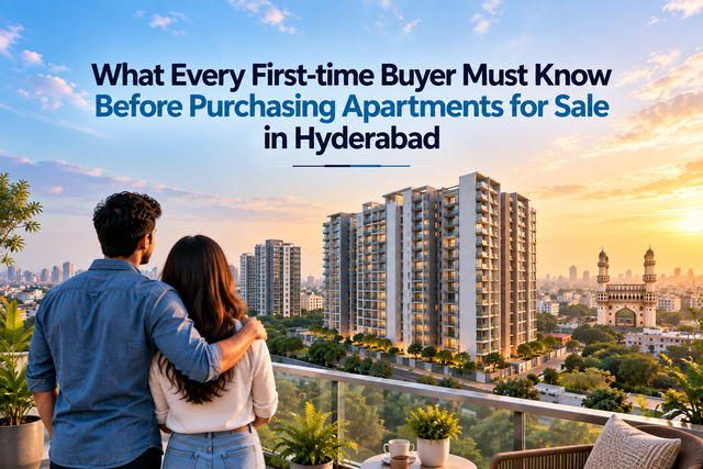 What Every First-time Buyer Must Know Before Purchasing Apartments for Sale in Hyderabad